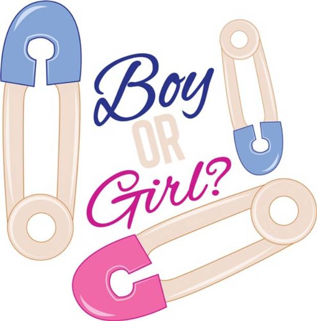 Picture of Boy Or Girl SVG File