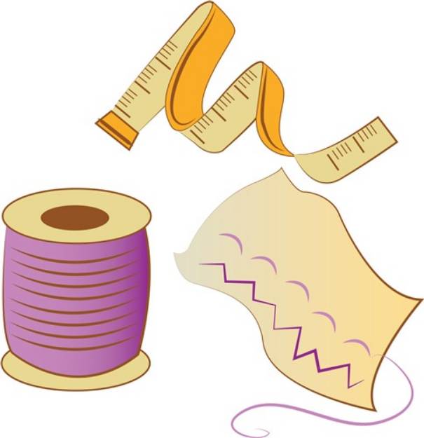 Picture of Sewing Notions SVG File