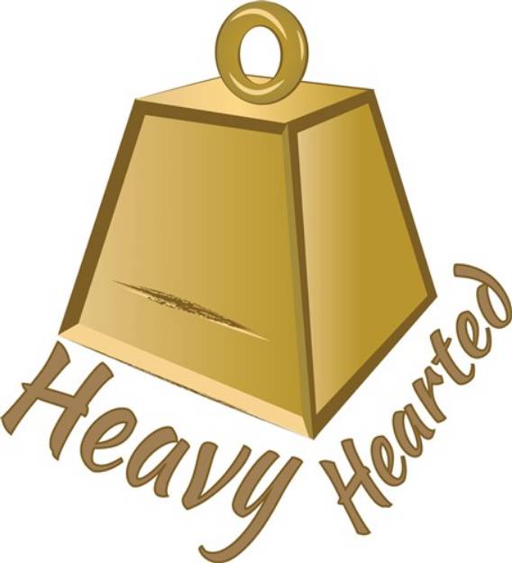 Picture of Heavy Hearted SVG File