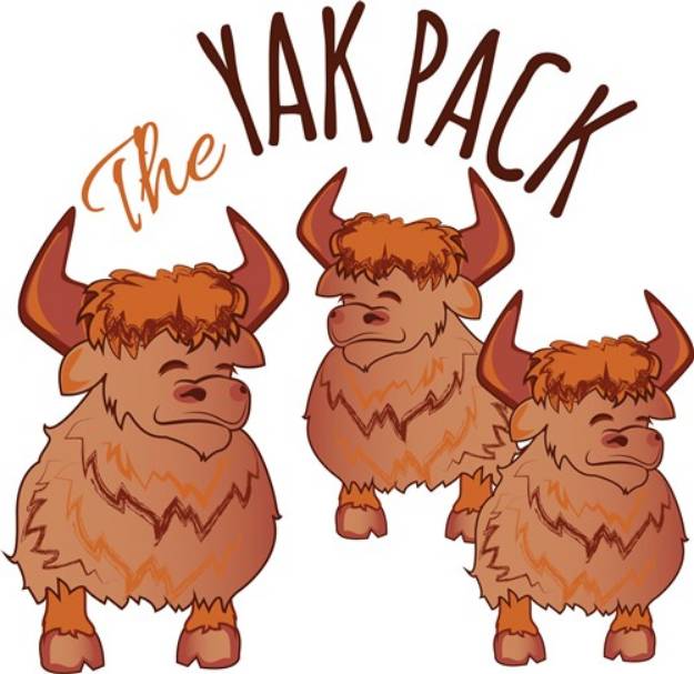 Picture of Yak Pack SVG File