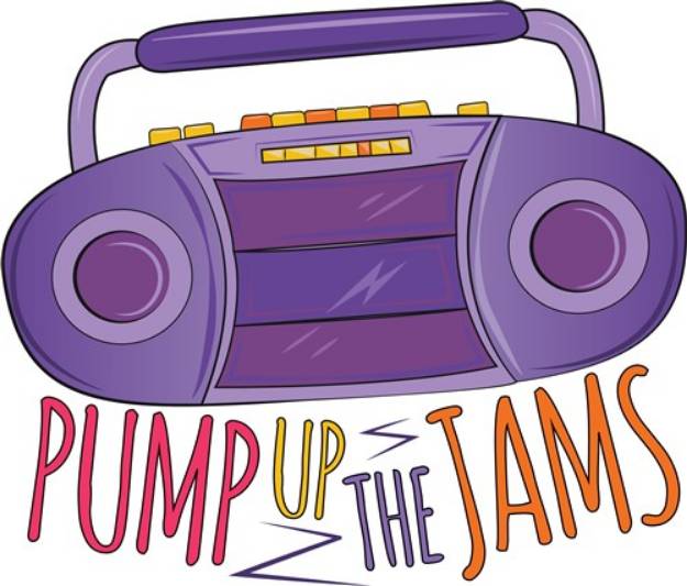 Picture of Pump Up Jams SVG File