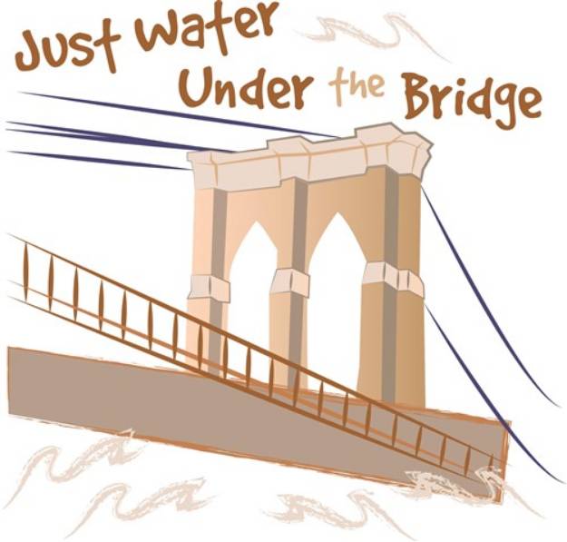 Picture of Water Under Bridge SVG File