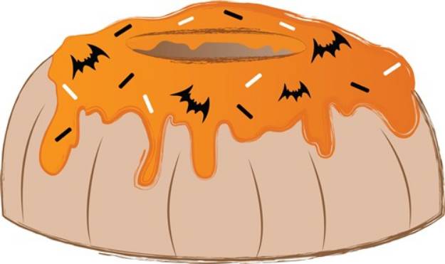 Picture of Halloween Cake SVG File