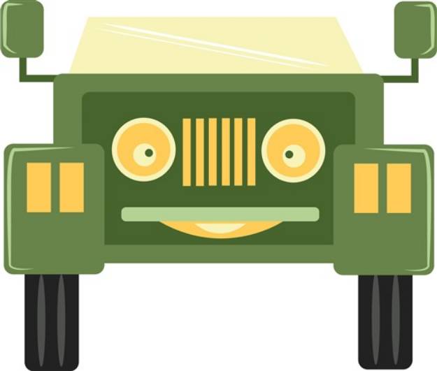 Picture of Happy Car SVG File