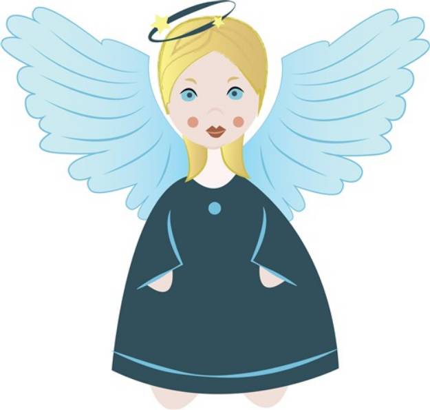 Picture of Pretty Angel SVG File