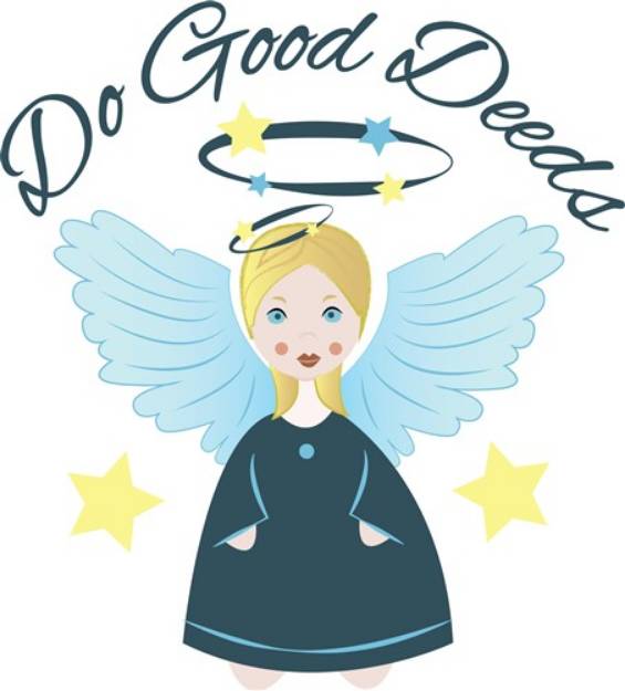 Picture of Do Good Deeds SVG File