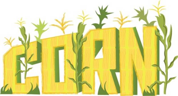 Picture of Corn Field SVG File