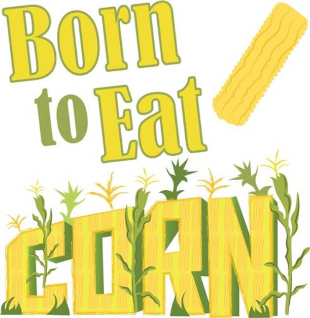 Picture of Eat Corn SVG File