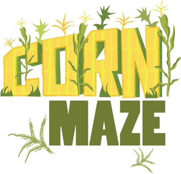 Picture of Corn Maze SVG File