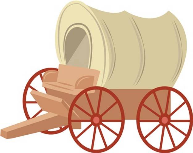 Picture of Covered Wagon SVG File