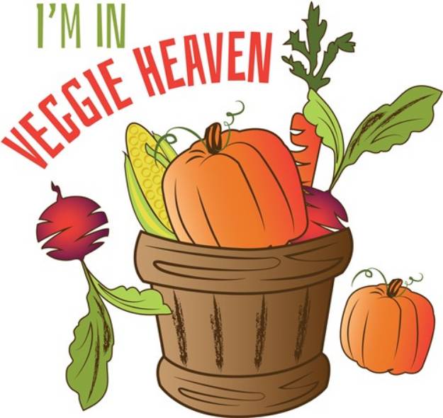 Picture of Veggie Heaven SVG File