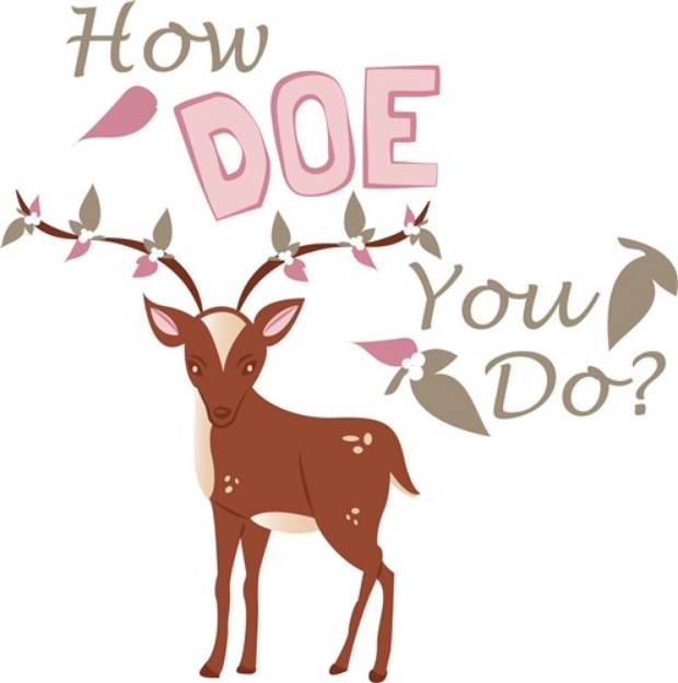 Picture of Doe You Do SVG File