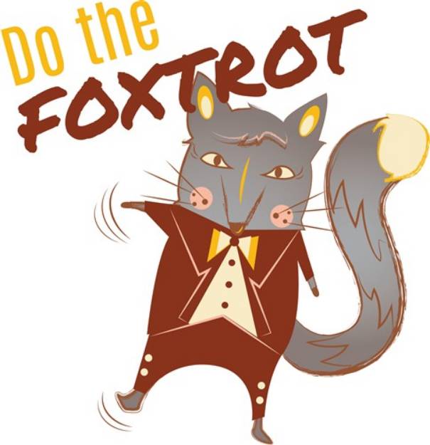 Picture of Do The Foxtrot SVG File