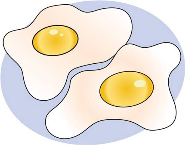 Picture of Fried Eggs SVG File