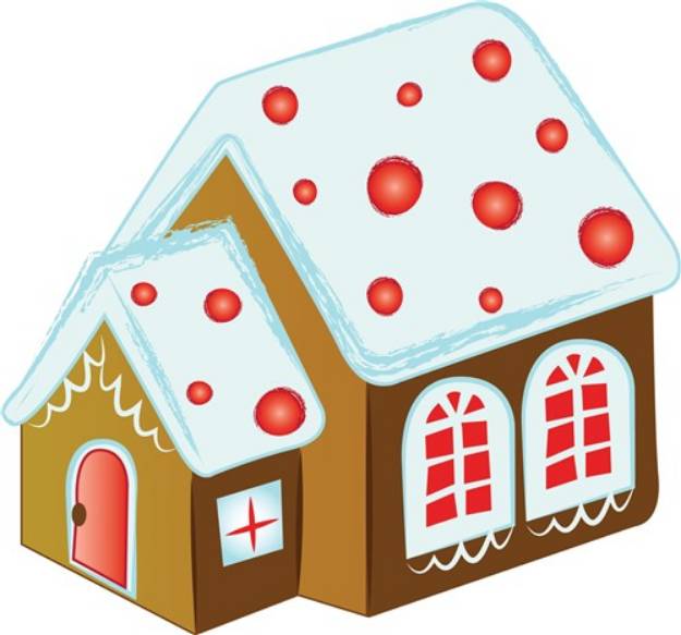 Picture of Gingerbread House SVG File