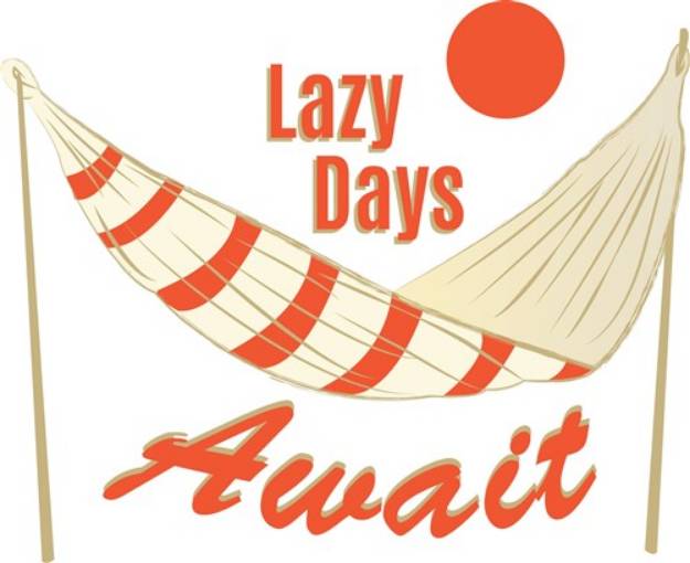 Picture of Lazy Days SVG File