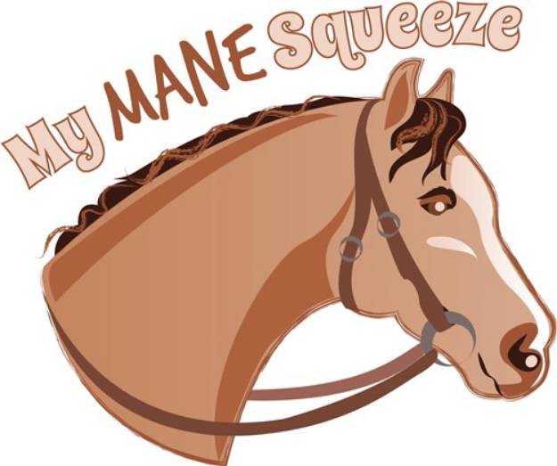 Picture of Mane Squeeze SVG File
