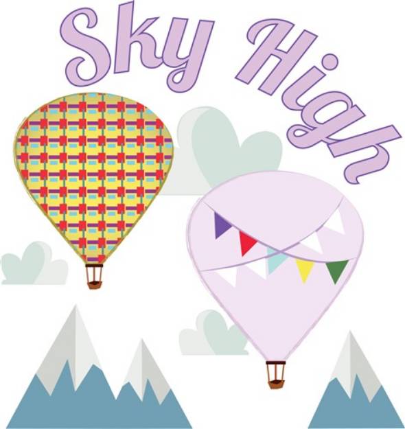 Picture of Sky High SVG File