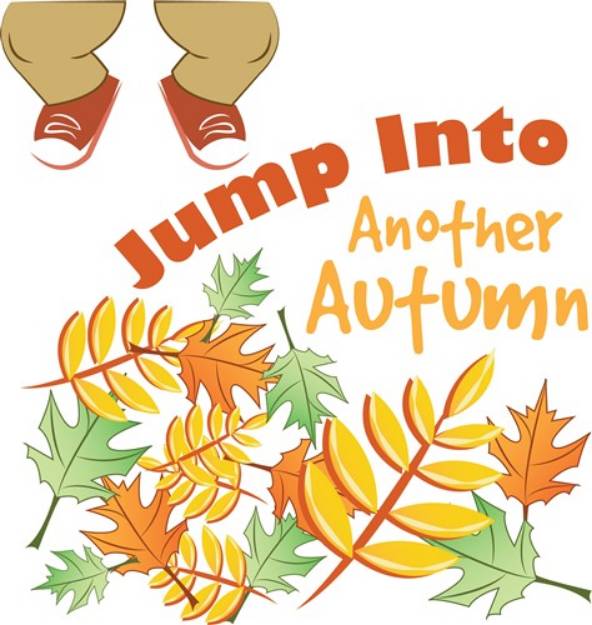 Picture of Jump Into Autumn SVG File