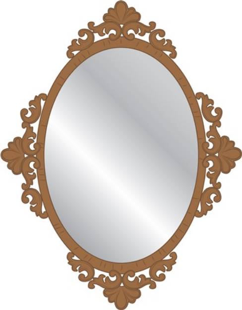 Picture of Fancy Mirror SVG File