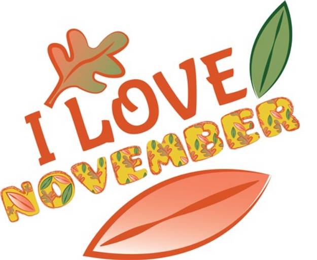 Picture of Love November SVG File