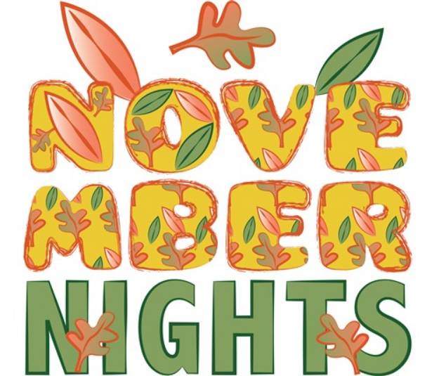 Picture of November Nights SVG File