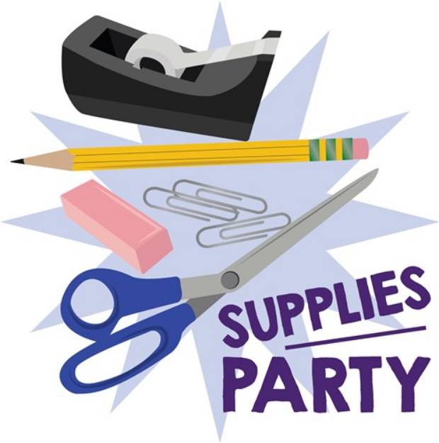 Picture of Supplies Party SVG File