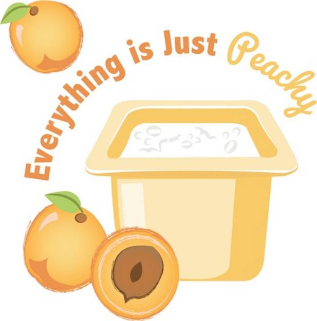 Picture of Just Peachy SVG File