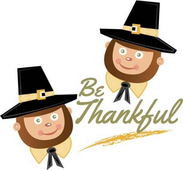 Picture of Be Thankful SVG File