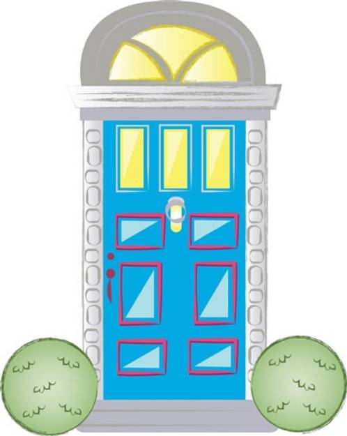 Picture of Front Door SVG File