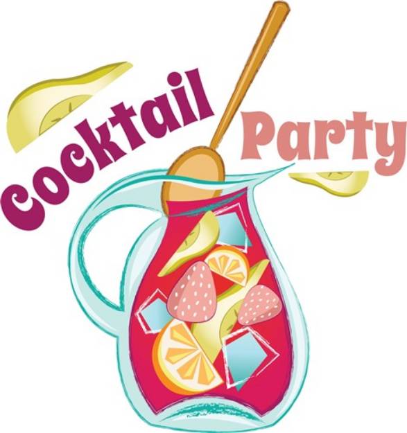 Picture of Cocktail Party SVG File