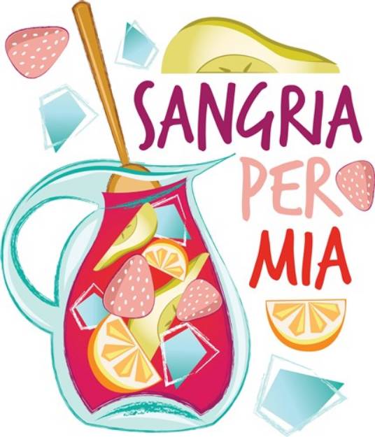 Picture of Sangria Per Mia SVG File