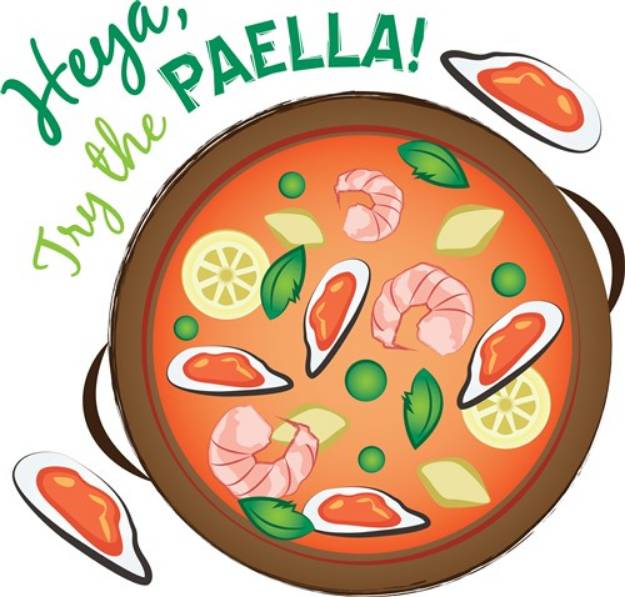 Picture of Heya Paella SVG File