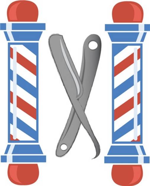 Picture of Barber Shop SVG File