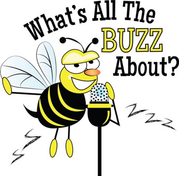 Picture of All The Buzz SVG File