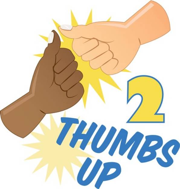 Picture of 2 Thumbs Up SVG File