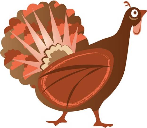 Picture of Thanksgiving Turkey SVG File