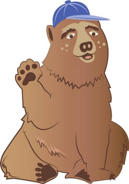 Picture of Happy Bear SVG File