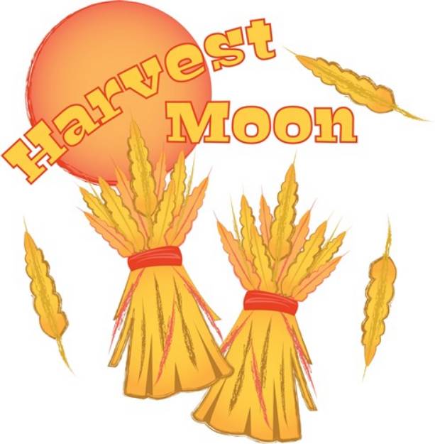 Picture of Harvest Moon SVG File