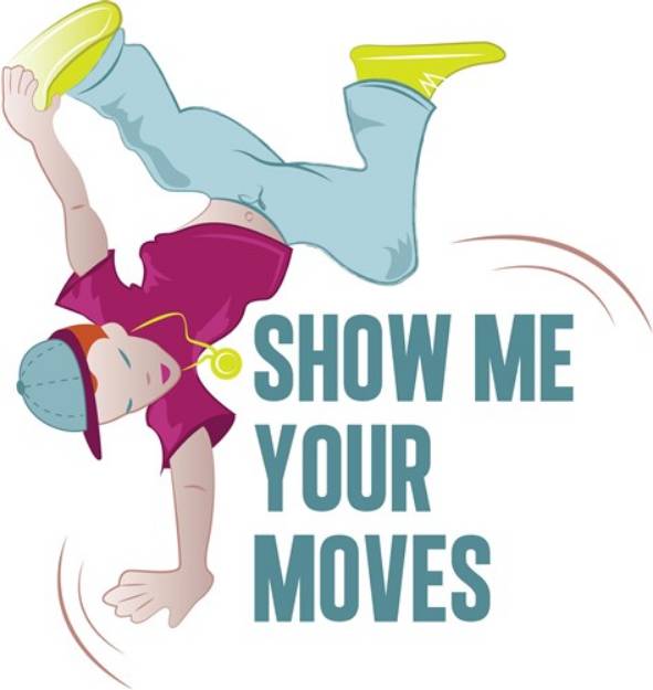 Picture of Show Me Moves SVG File