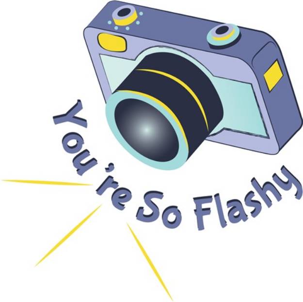 Picture of Youre So Flashy SVG File