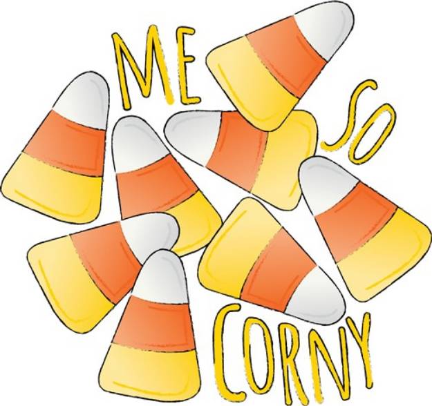 Picture of Me So Corny SVG File