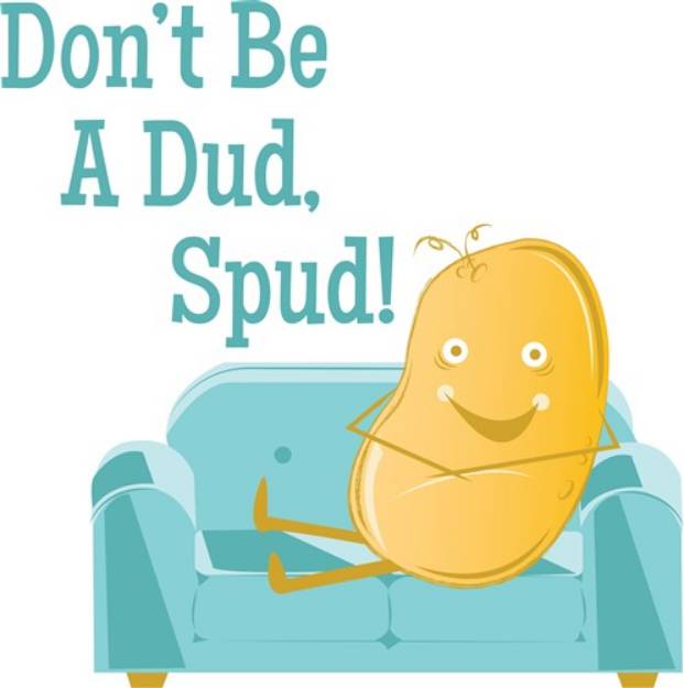 Picture of A Dud Spud SVG File