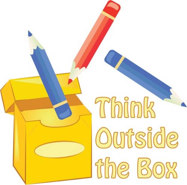 Picture of Think Outside Box SVG File