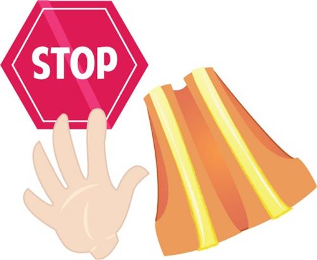Picture of Crossing Guard SVG File