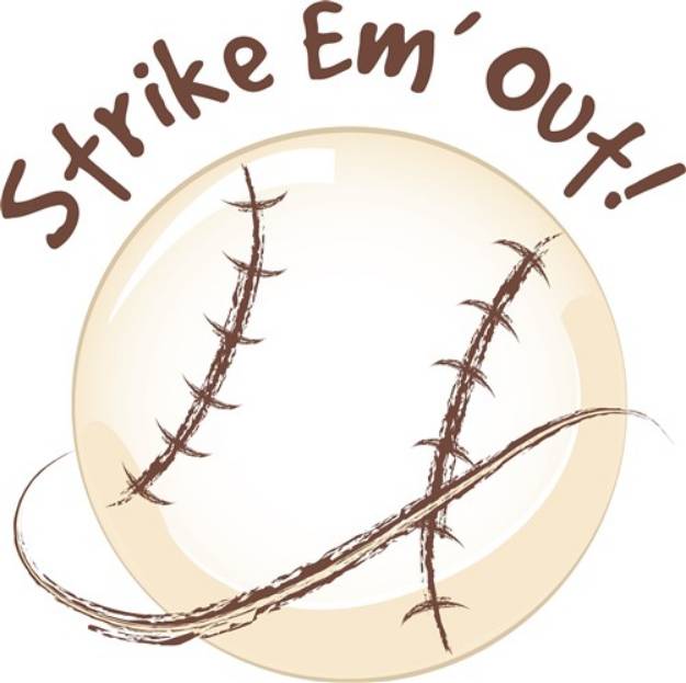 Picture of Strike Em Out SVG File
