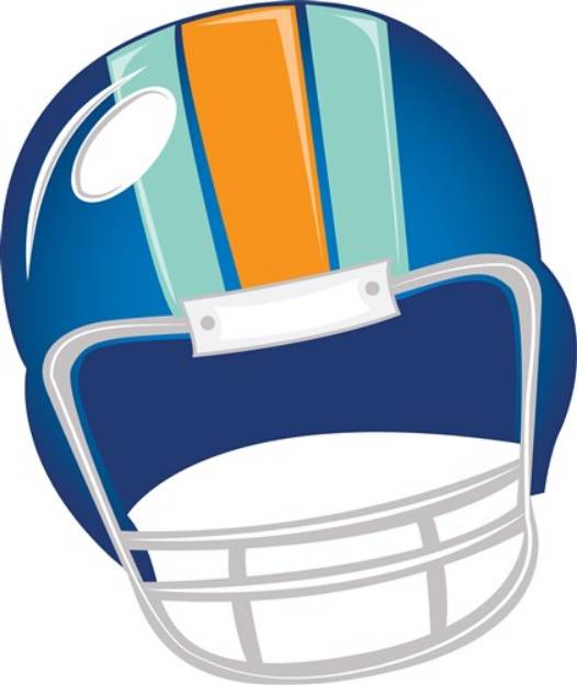 Picture of Football Helmet SVG File