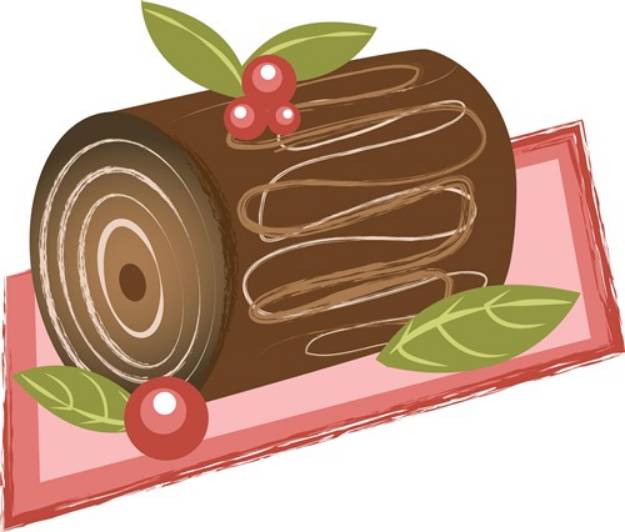 Picture of Yule Log SVG File