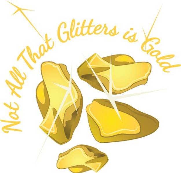 Picture of Gold Glitters SVG File