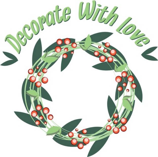 Picture of Decorate Wtih Love SVG File